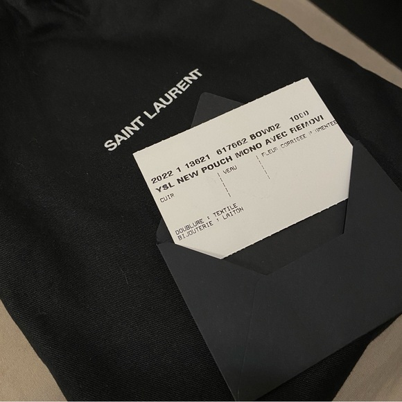 (SOLD) YSL Cassandre Matelassé Flap w/ wristlet + chain insert! 🖤 - Picture 3 of 5